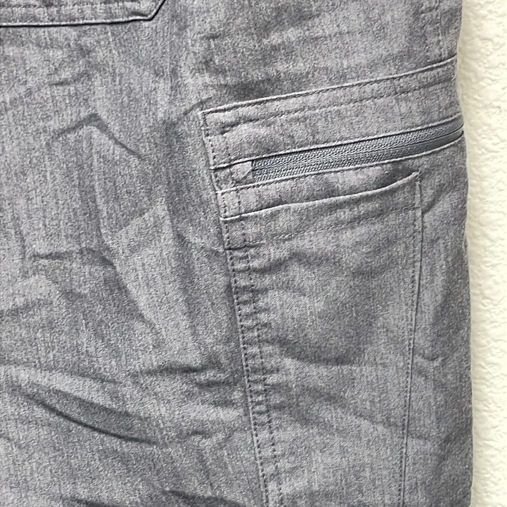 Figs Women’s Charcoal Gray Technical Scrub Cargo Pants Size Large